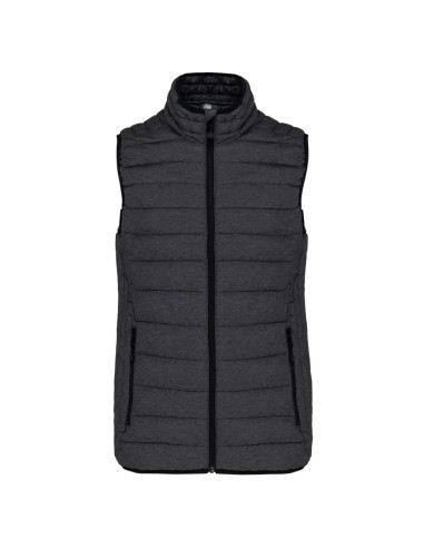 KAR-K6114-LADIES' LIGHTWEIGHT SLEEVELESS FAKE DOWN JACKET
