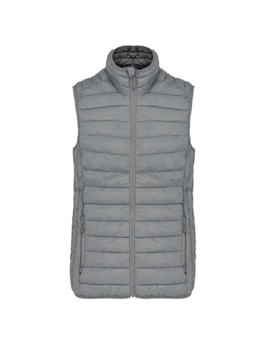 KAR-K6114-LADIES' LIGHTWEIGHT SLEEVELESS FAKE DOWN JACKET