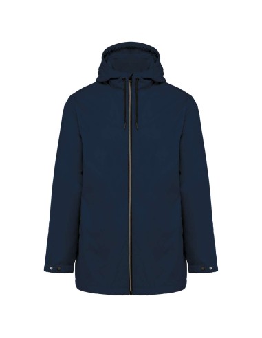KAR-K6153-UNISEX HOODED JACKET WITH MICRO-POLARFLEECE LINING