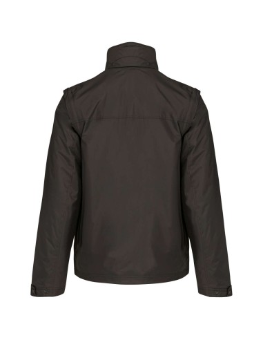 KAR-K639-SCORE - DETACHABLE-SLEEVED BLOUSON JACKET
