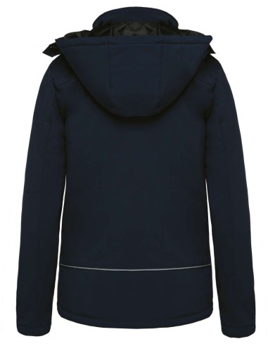 KAR-K651-LADIES’ HOODED SOFTSHELL LINED PARKA