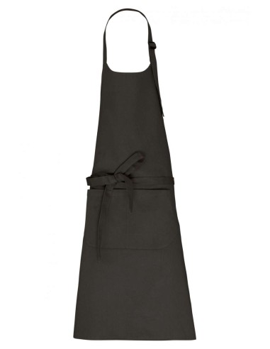 KAR-K8007-APRON WITH POCKET IN ORGANIC COTTON