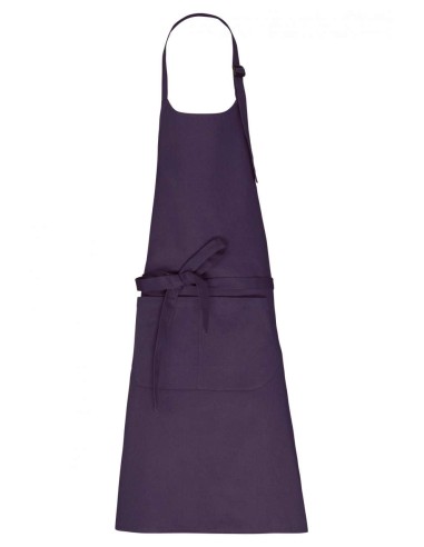 KAR-K8007-APRON WITH POCKET IN ORGANIC COTTON