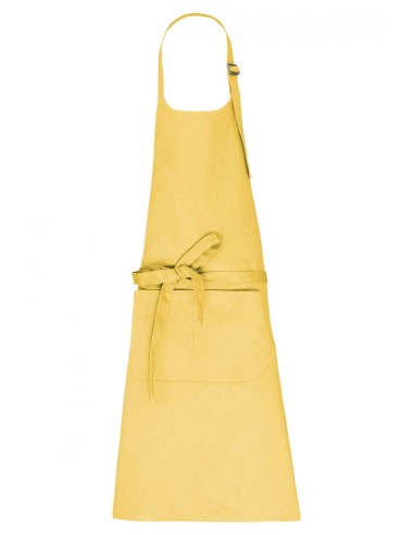 KAR-K8007-APRON WITH POCKET IN ORGANIC COTTON