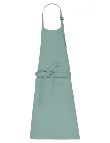 KAR-K8007-APRON WITH POCKET IN ORGANIC COTTON