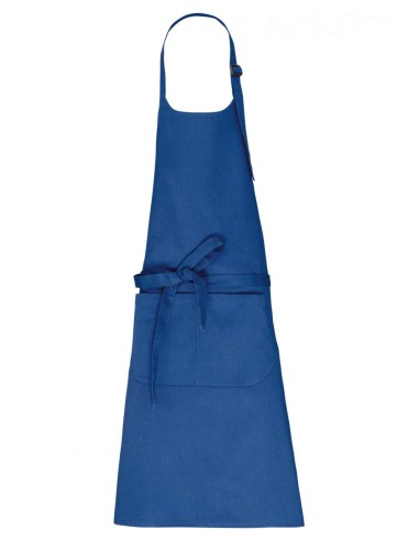 KAR-K8007-APRON WITH POCKET IN ORGANIC COTTON