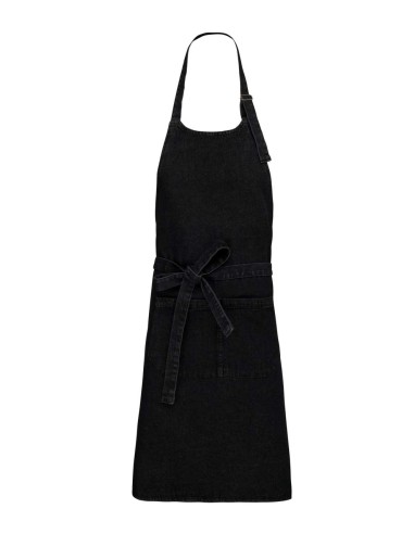 KAR-K885-COTTON APRON WITH POCKET