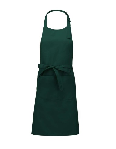 KAR-K885-COTTON APRON WITH POCKET