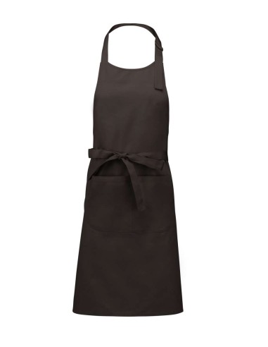 KAR-K885-COTTON APRON WITH POCKET