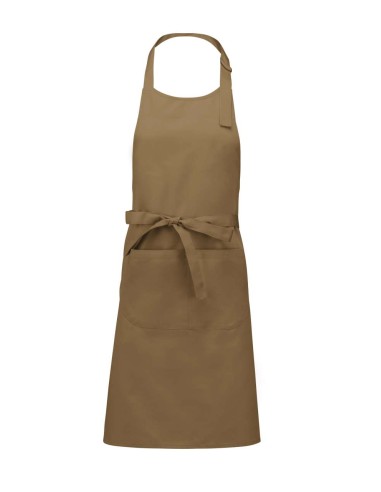 KAR-K885-COTTON APRON WITH POCKET