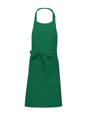 KAR-K885-COTTON APRON WITH POCKET