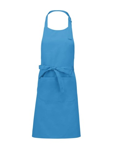 KAR-K885-COTTON APRON WITH POCKET