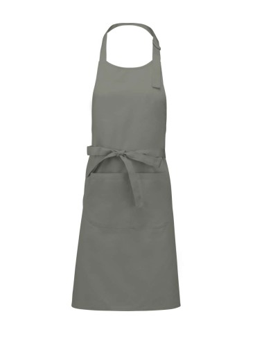 KAR-K885-COTTON APRON WITH POCKET