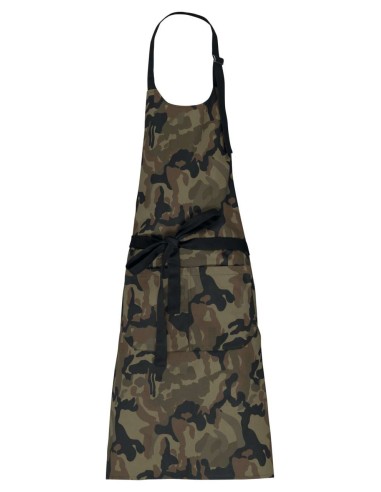 KAR-K885-COTTON APRON WITH POCKET
