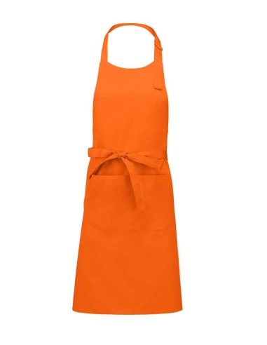 KAR-K885-COTTON APRON WITH POCKET