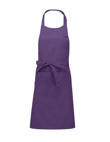 KAR-K885-COTTON APRON WITH POCKET