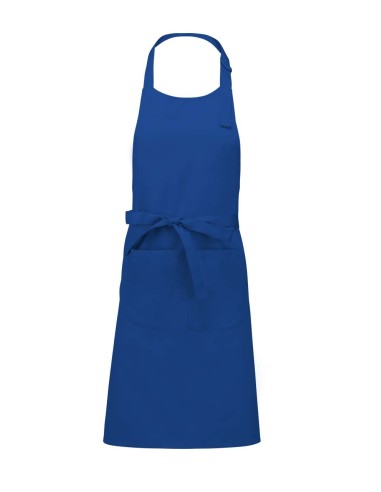 KAR-K885-COTTON APRON WITH POCKET