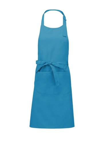 KAR-K885-COTTON APRON WITH POCKET