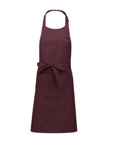 KAR-K885-COTTON APRON WITH POCKET