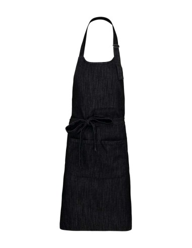 KAR-K890-POLYESTER COTTON APRON WITH POCKET