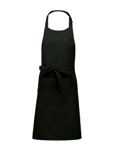 KAR-K890-POLYESTER COTTON APRON WITH POCKET