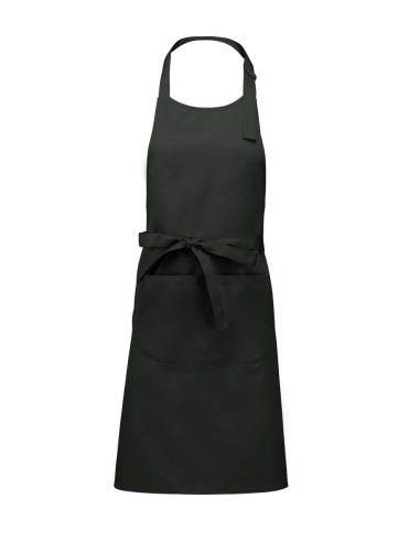 KAR-K890-POLYESTER COTTON APRON WITH POCKET