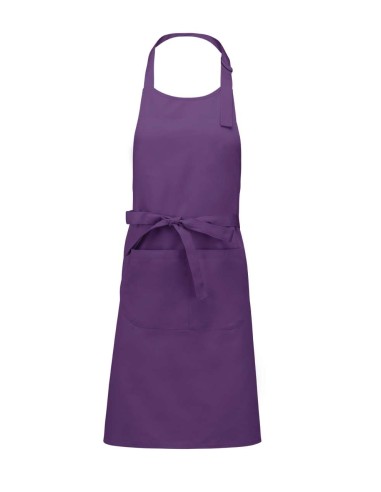 KAR-K890-POLYESTER COTTON APRON WITH POCKET