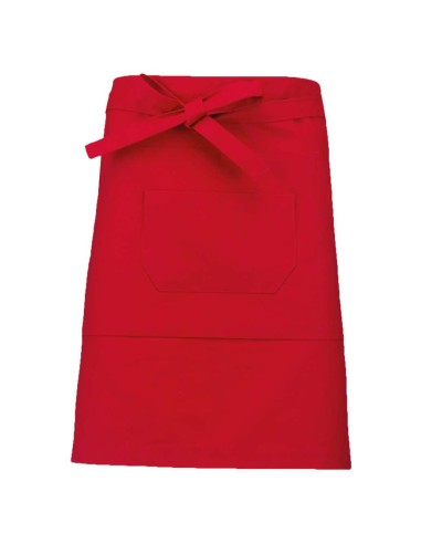 KAR-K898-COTTON MID-LENGTH APRON
