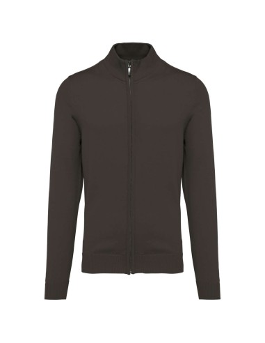 KAR-K961-MEN'S FULL ZIP CARDIGAN