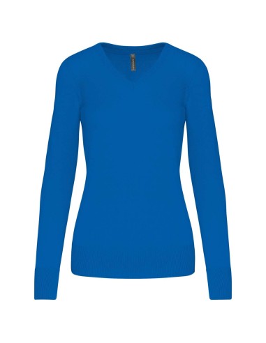 KAR-K966-Pull col V femme