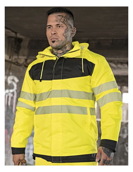 KOR-EOSP-EOS Hi-Vis Workwear Parka With Printing Area