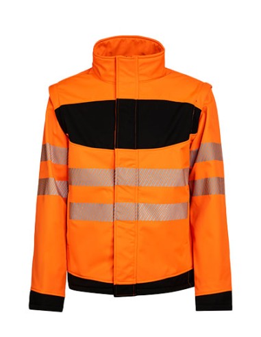 KOR-EOSSJ-EOS Hi-Vis Workwear Softshell Jacket With Printing Area