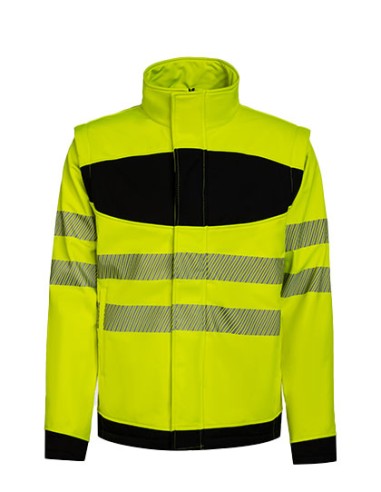 KOR-EOSSJ-EOS Hi-Vis Workwear Softshell Jacket With Printing Area