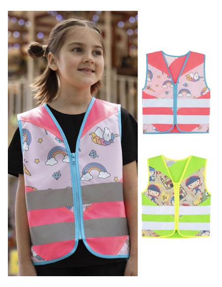KOR-ACTFAN-Childrens Safety Vest Action Fantasy CO² Neutral