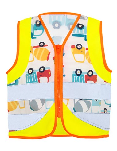 KOR-ACTVEH-Childrens Safety Vest Action Vehicle Fun CO² Neutral