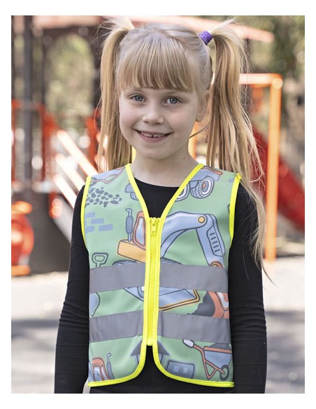 KOR-ACTWOR-Childrens Safety Vest Action Working Heroes CO² Neutral
