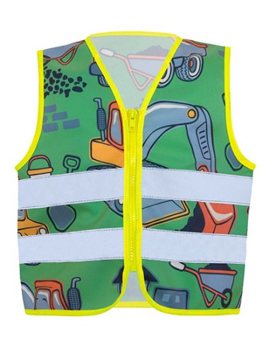 KOR-ACTWOR-Childrens Safety Vest Action Working Heroes CO² Neutral