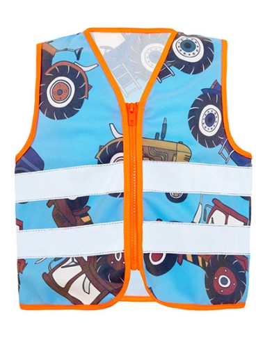 KOR-ACTWOR-Childrens Safety Vest Action Working Heroes CO² Neutral