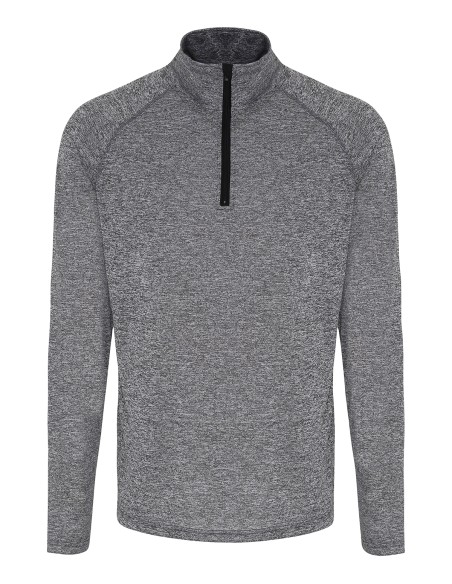 T-TR110-T-shirt performance à manches longues zip 1/4 TriDri®