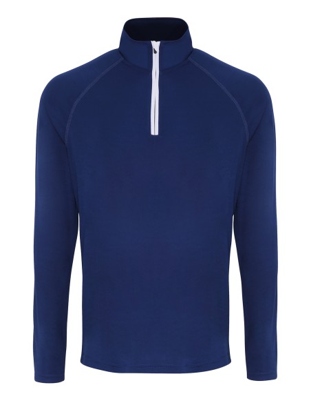 T-TR110-T-shirt performance à manches longues zip 1/4 TriDri®