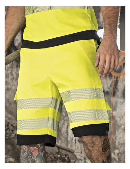 KOR-EOSST-EOS Hi-Vis Workwear Shorts With Printing Areas