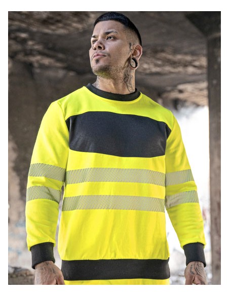 KOR-EOSSW-EOS Hi-Vis Workwear Sweatshirt With Printing Area