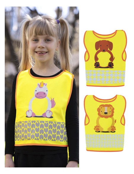 KOR-FUN-Children's Safety Vest Funtastic Wildlife CO² Neutral
