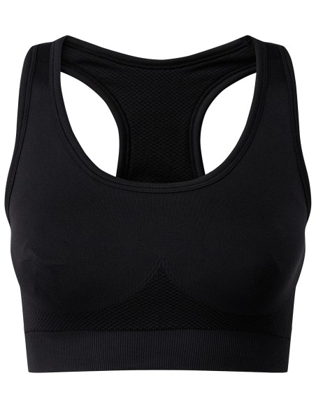 T-TR214-Brassière « 3D » femme TriDri®. Sans coutures, multisports, robuste. Couleur unie.