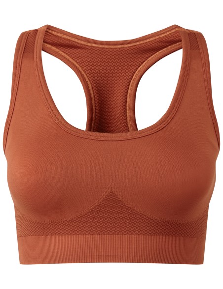 T-TR214-Brassière « 3D » femme TriDri®. Sans coutures, multisports, robuste. Couleur unie.