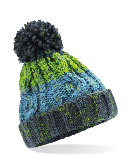 B-B486A-Bonnet enfant à pompon tire-bouchon