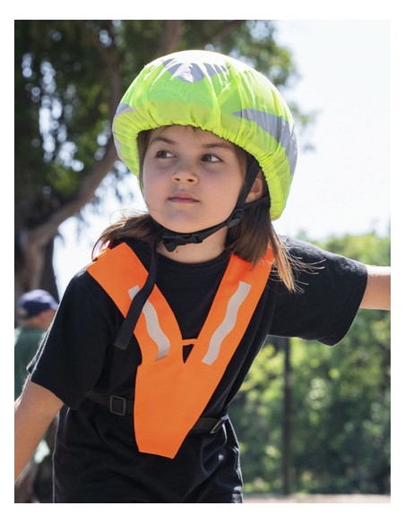 KOR-KTNP100-Kids Hi-Vis Safety Collar Haiti With Safety Clasp