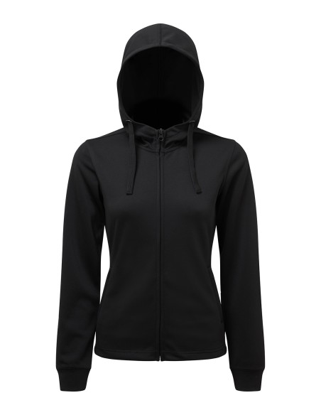 T-TR498-Veste à capuche femme TriDri® Spun-dye à zip intégral