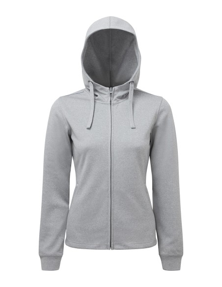 T-TR498-Veste à capuche femme TriDri® Spun-dye à zip intégral