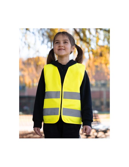 KOR-KWRX-Kids Hi-Vis Safety Vest With Front Zipper Aalborg